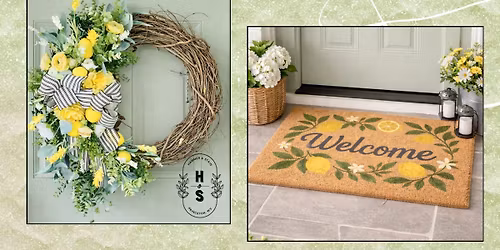 Lemon & Sage: A Front Door Refresh 