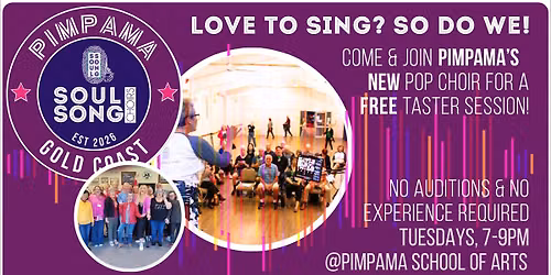 Pop Choir Rehearsal Brisbane - Gold Coast - Pimpama