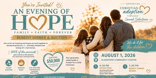 Benefit Dinner with Live & Silent Auctions!