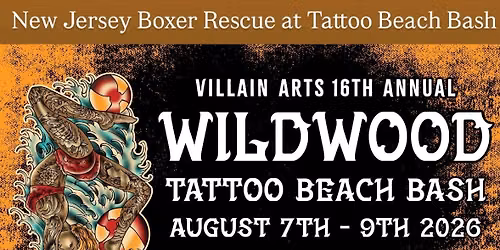 NJ Boxer Rescue at Wildwood Tattoo Beach Bash