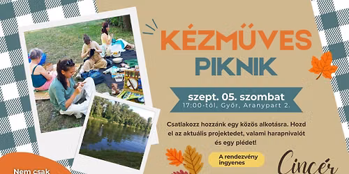 K\u00e9zm\u0171ves piknik az Aranyparton a Cinc\u00e9r Textilm\u0171hellyel