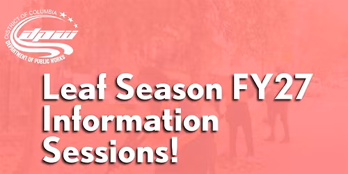 Leaf Season FY27  Information  Sessions! - Monday June, 1