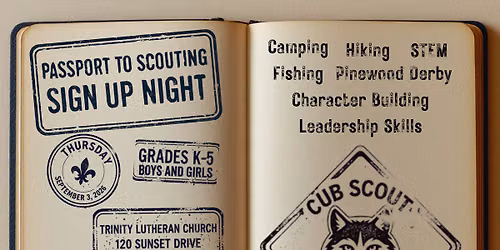 Passport to Scouting Sign Up Night
