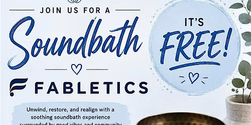 Soundbath Haven x Fabletics Santa Anita