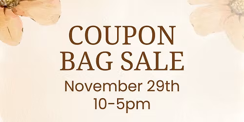 4th Annual Coupon Bag Sale