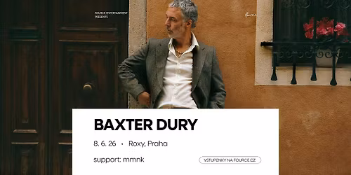 Baxter Dury \u2022 Praha