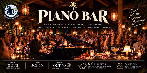 PIANO BAR @ Crandon Golf