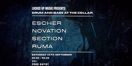 Locked Up Music presents Drum and Bass At The Cellar
