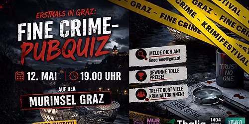 FINE CRIME PUB-QUIZ auf der MURINSEL