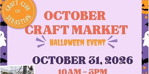 Craft Club of Sebastian\u2019s Halloween Event