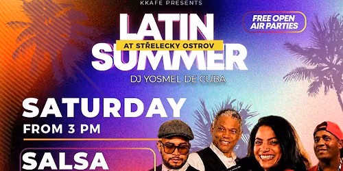 \ud83d\udd25 CAILENTE SATURDAY \u2014 FREE OPEN AIR SALSA, BACHATA & LIVE MUSIC PARTY AT ST\u0158ELECK\u00dd OSTROV! \ud83c\udf34\ud83d\udc83