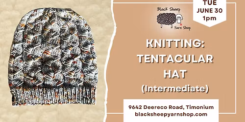 Tentacula Hat (Intermediate Knitting)