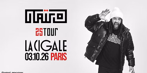 TA\u00cfRO - La Cigale, Paris