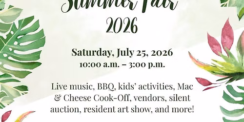Summer Fair 2026 at Mount St. Mary Hospital