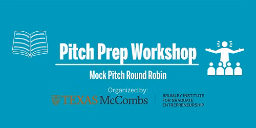 Pitch Prep Workshop: Mock Pitch Round Robin