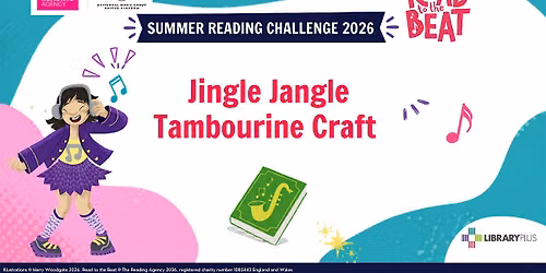 Summer Reading Challenge 2026 Tambourine Craft at Walthamstow Library