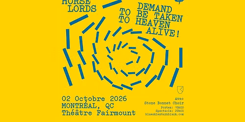 HORSE LORDS - Montr\u00e9al