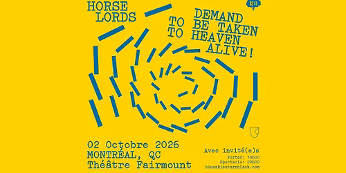 HORSE LORDS - Montr\u00e9al