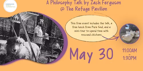 Moral Character and Meat-Eating: A Philosophy Talk at the Refuge