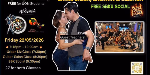 Dance Class  & Social Northampton | Salsa |  Bachata | Kizomba | Urban Kiz