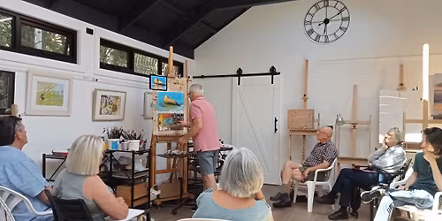 Thursday morning art classes 2026 with Trevor Newman