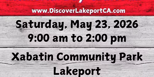VENDOR @ Lakeport Craft Fair