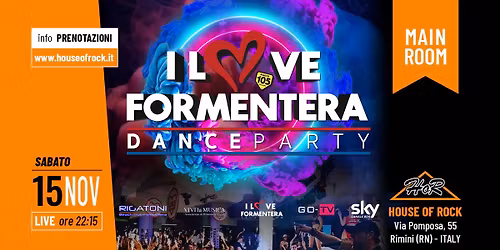 HoR DaNCE PARTY | I LOVE FORMENTERA 