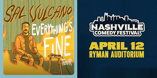 Sal Vulcano: Nashville Comedy Festival | Ryman Auditorium