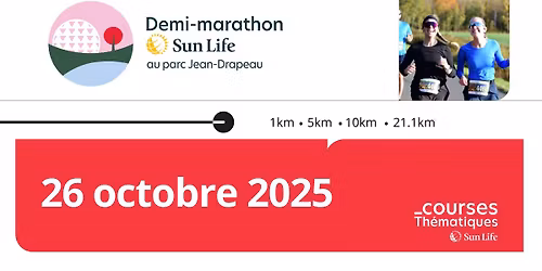 Demi-Marathon Sun Life au parc Jean-Drapeau 2025
