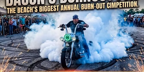 Burnout Contest at The Bike Rack