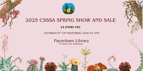 2025 CSSSA Spring Show and Sale