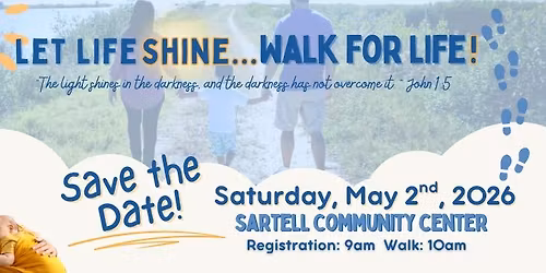 Let Life Shine\u2026Walk For Life!