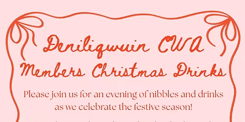 Christmas Drinks & Raffle Draw