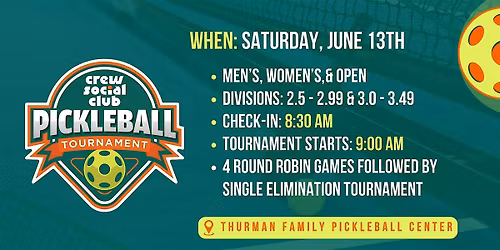 Crew Pickleball Tournament