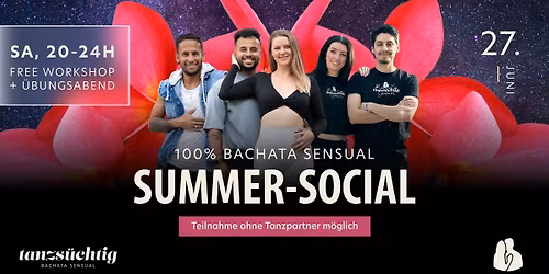 \ud83c\udf3a\u2728 SUMMER SOCIAL I 100% Bachata Sensual \u2728\ud83c\udf3a