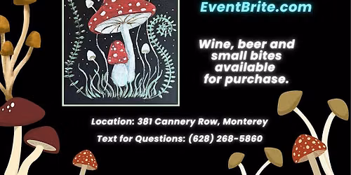 Glowing Mushroom Paint Night