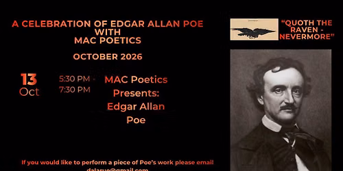 MAC Poetics: A Celebration of Edgar Allen Poe