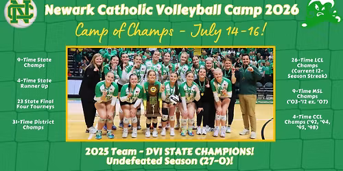 NCVB 2026 "Camp of Champs"
