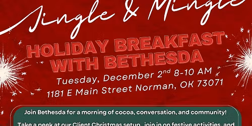 Jingle & Mingle: Holiday Breakfast with Bethesda