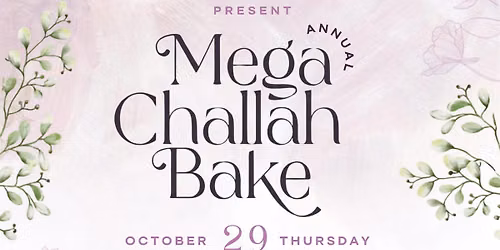 Annual Mega Challah Bake