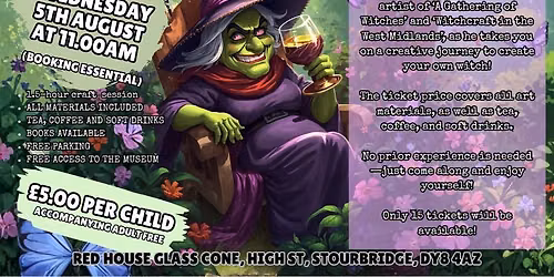 WITCH CRAFT!-Summerween Crafts for Kids @ Red House Cone Museum