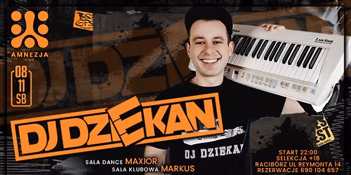 DJ DZIEKAN w Amnezji | LIVE KEYBOARD SHOW