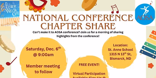 National Conference Chapter Share
