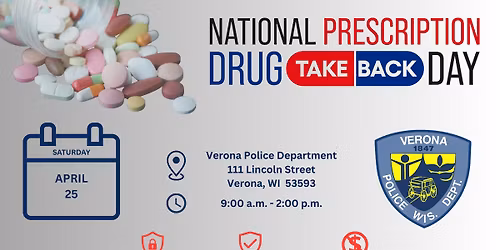 Spring 2026 Prescription Drug Takeback Event
