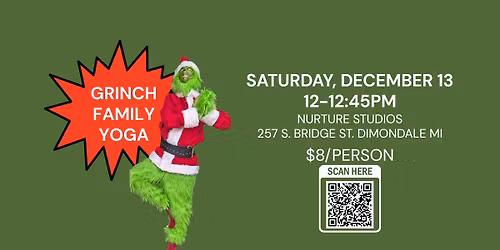 Grinch Family Yoga Flow