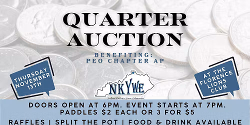 Quarter Auction: PEO Chapter AP