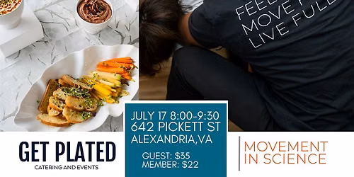 WEBA Coffee & Collaboration with Movement In Science & Get Plated Catering
