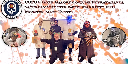 COFOH Gore Galore Costume Extravaganza at Colorado Festival of Horror: Clowns vs. Witches 2026
