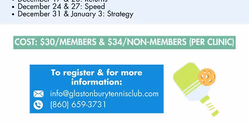 All Levels Pickleball Clinics