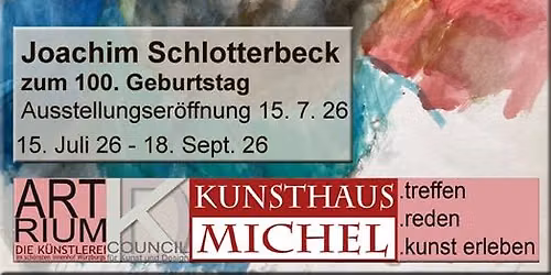 Joachim Schlotterbeck zum 100. Geburtstag